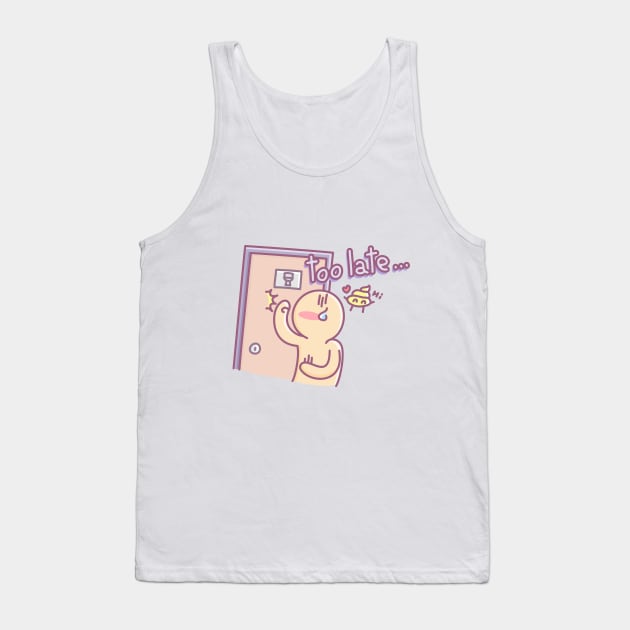 Toilet warning (too late) Tank Top by EasyHandDrawn